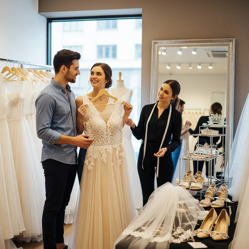 Wedding shopping assistance