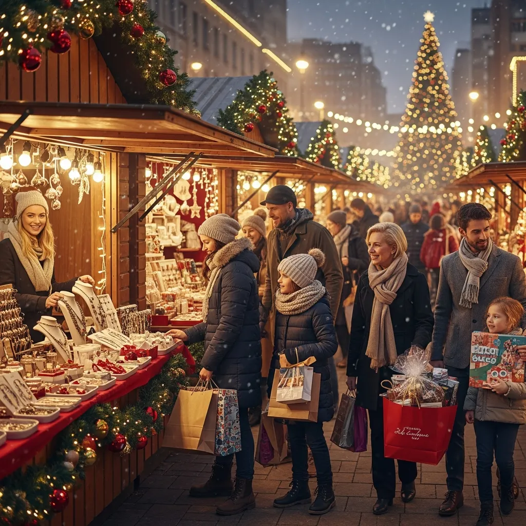 Holiday gift shopping